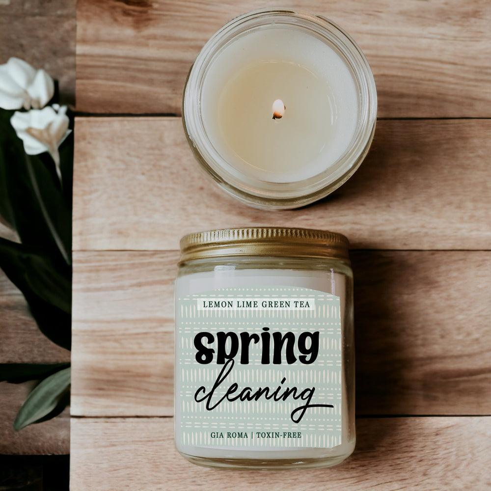 Lemon Lime Green Tea Candle