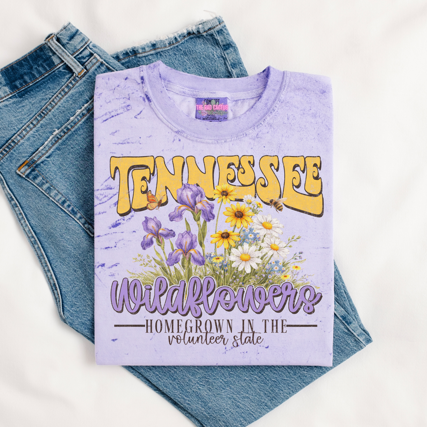 Tennessee Wildflowers Graphic Tee or Crewneck Sweatshirt