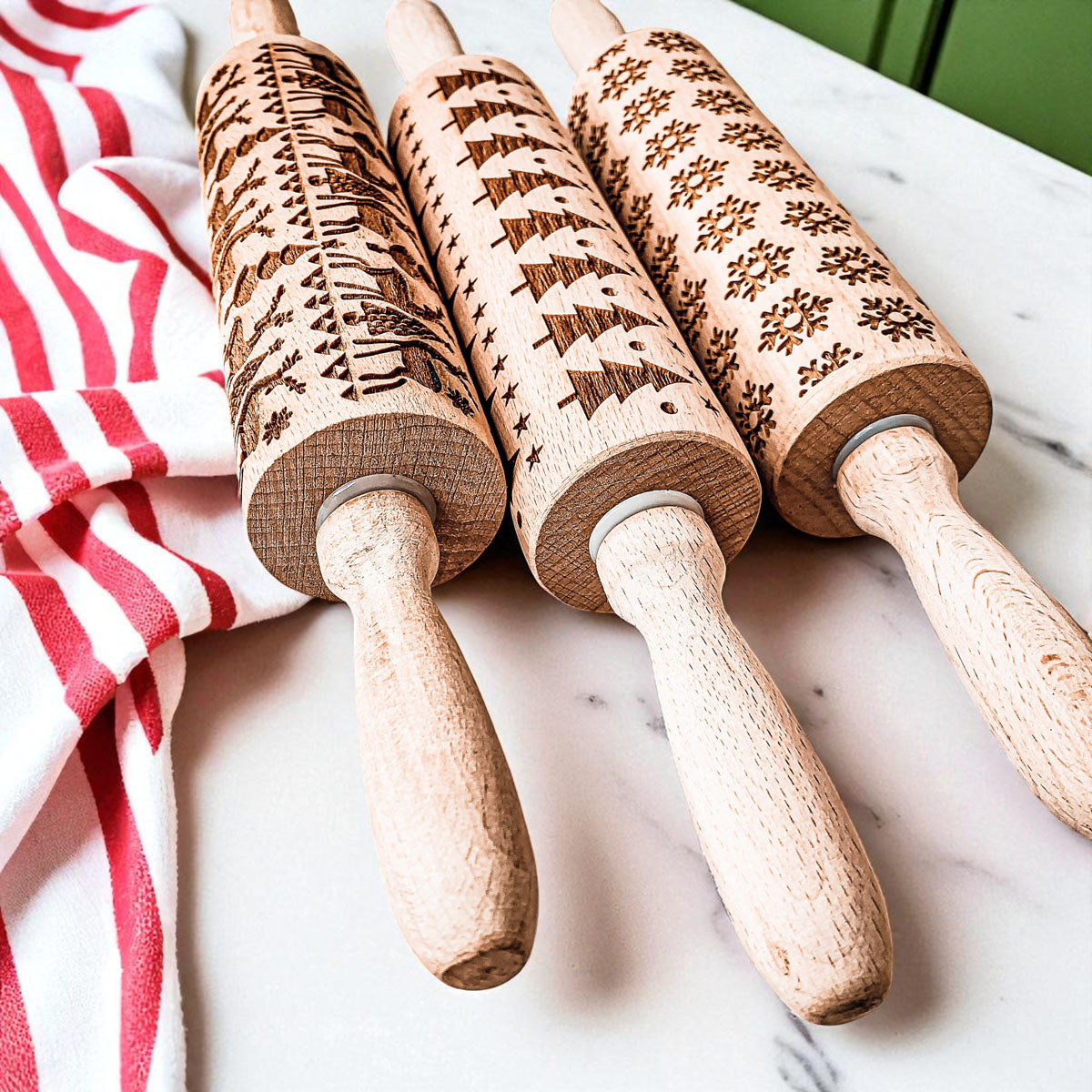 Christmas Rolling Pin Set