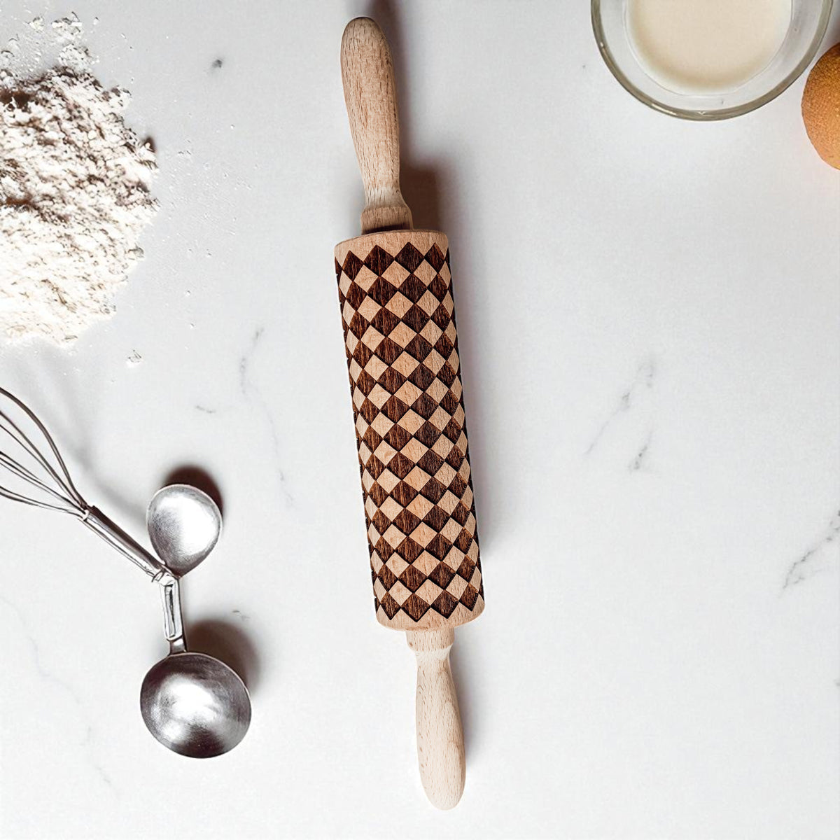 Courtly Check Rolling Pin