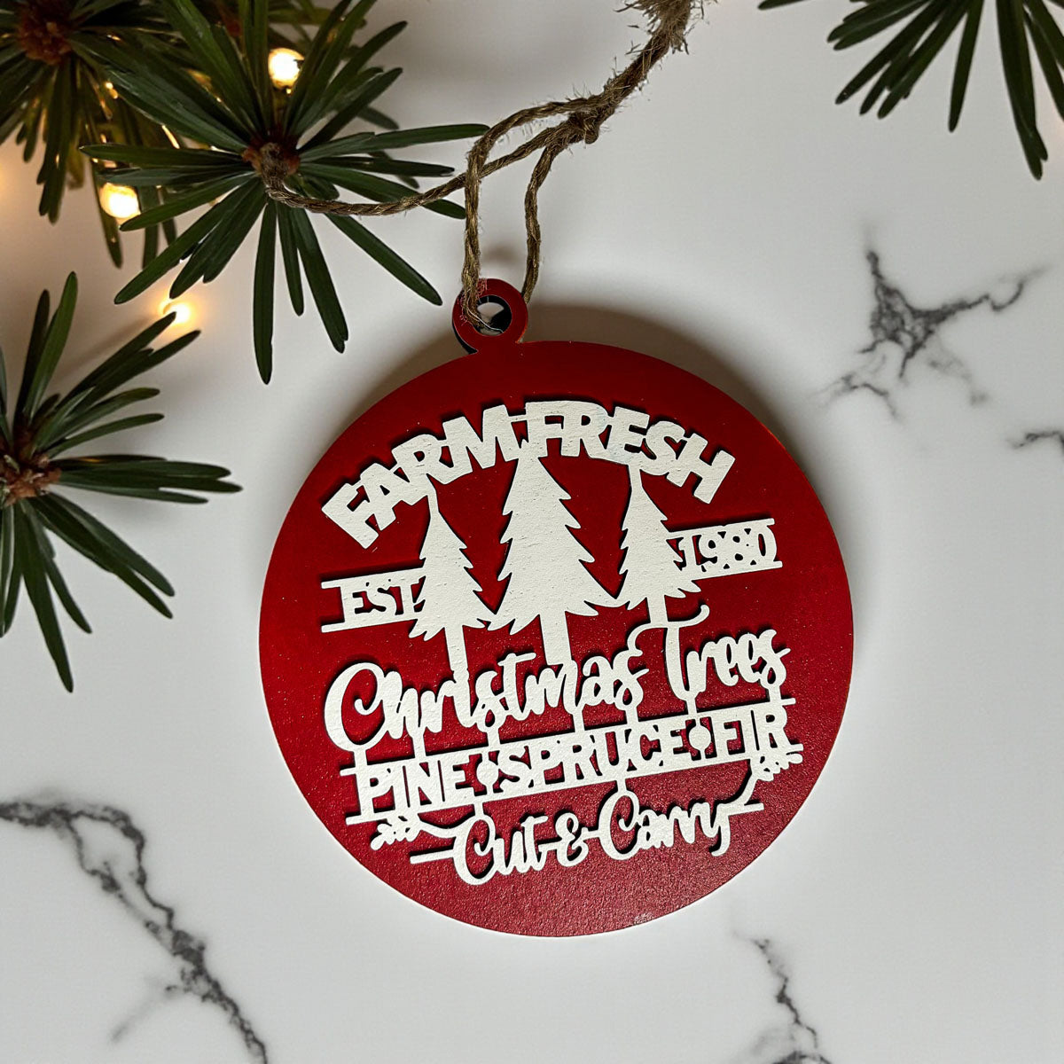 Farm Fresh Ornament 12 Colors