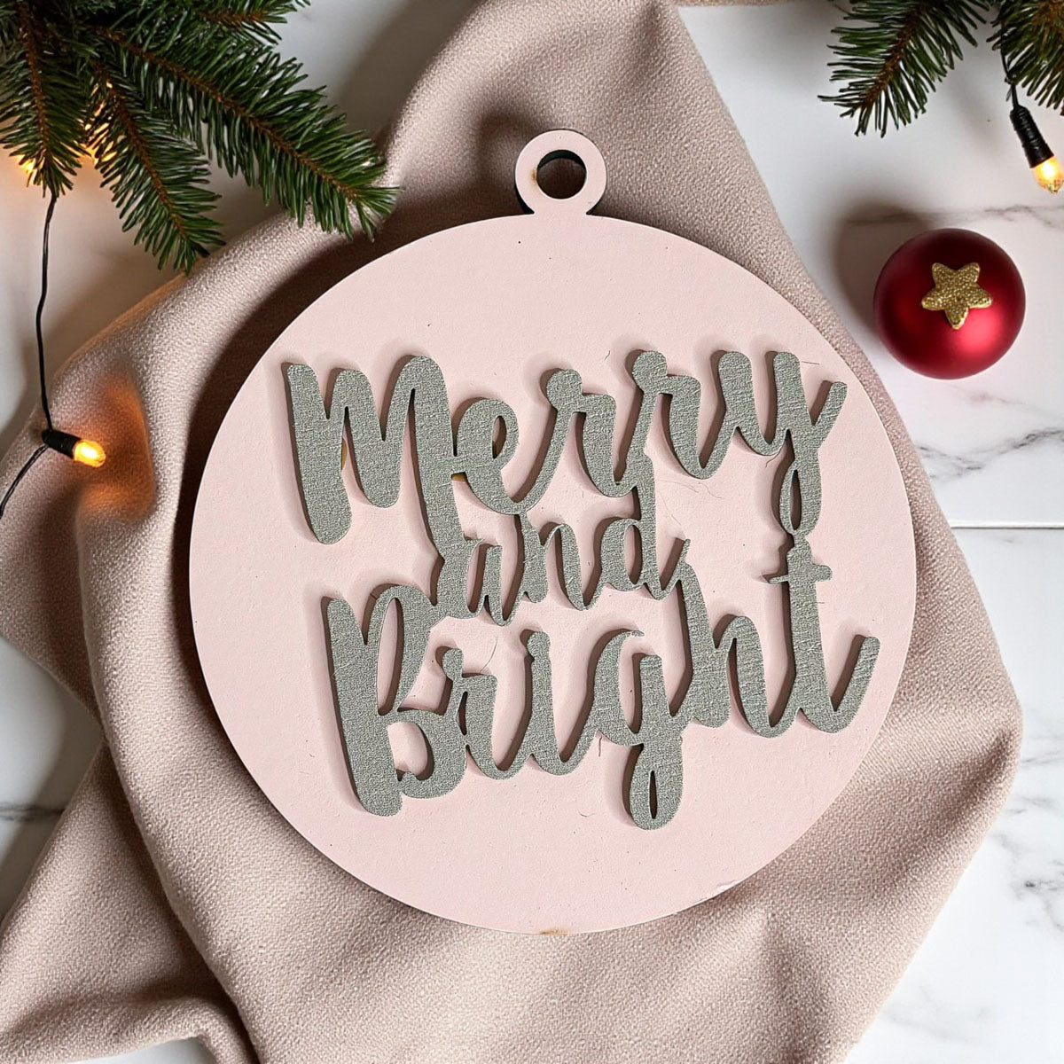 Merry & Bright Ornament 12 Colors
