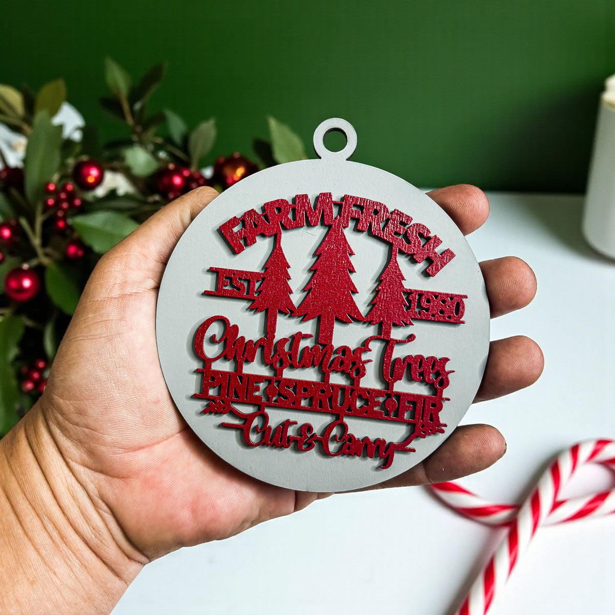 Farm Fresh Ornament 12 Colors
