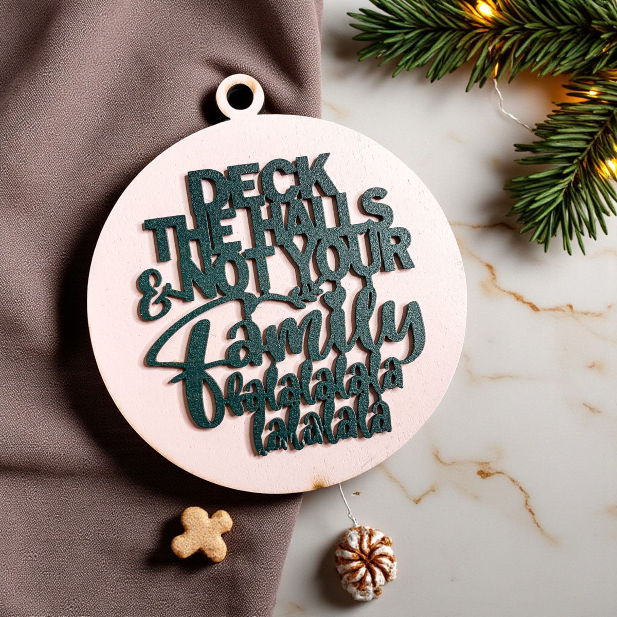 Deck the Halls Ornmanet 12 Colors
