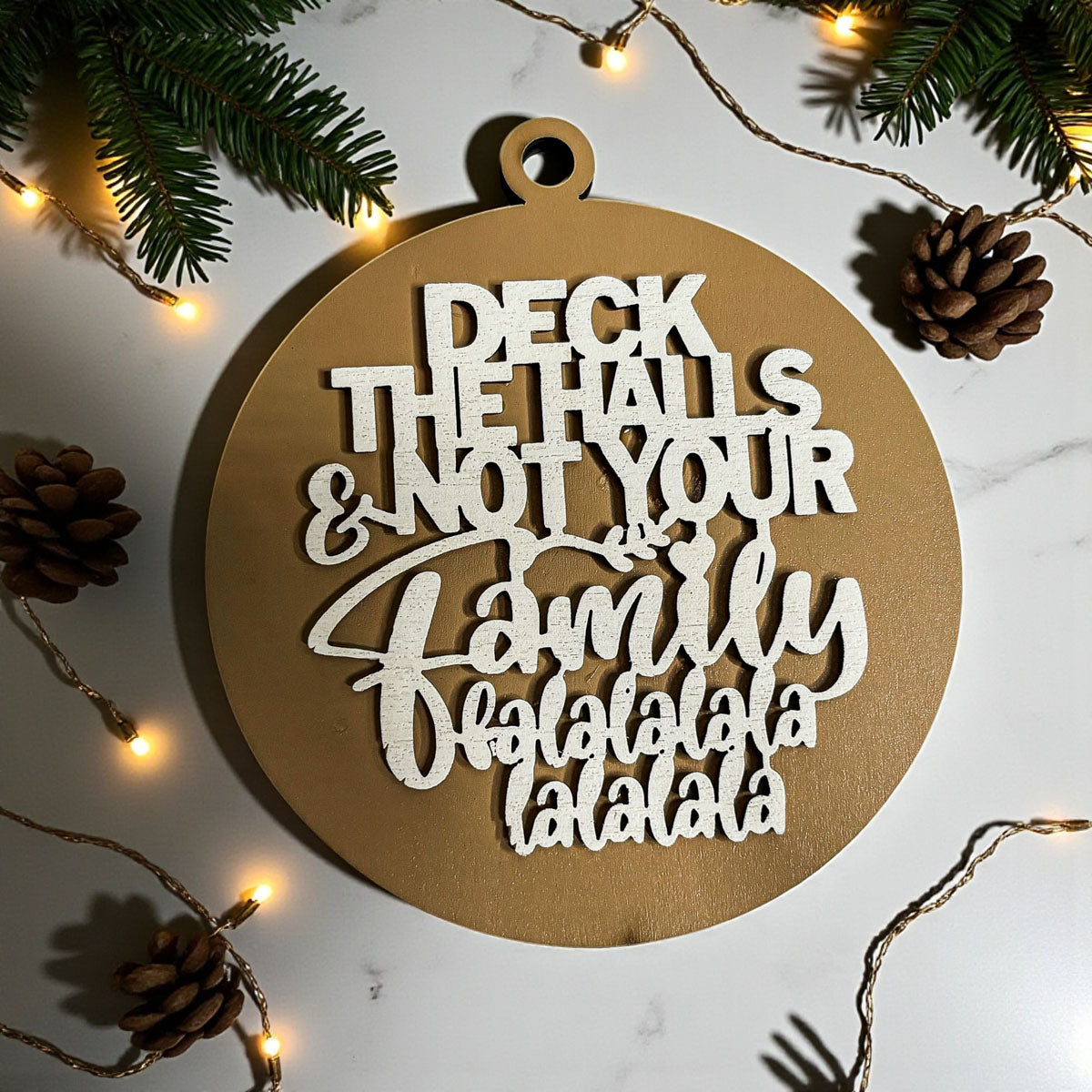 Deck the Halls Ornmanet 12 Colors