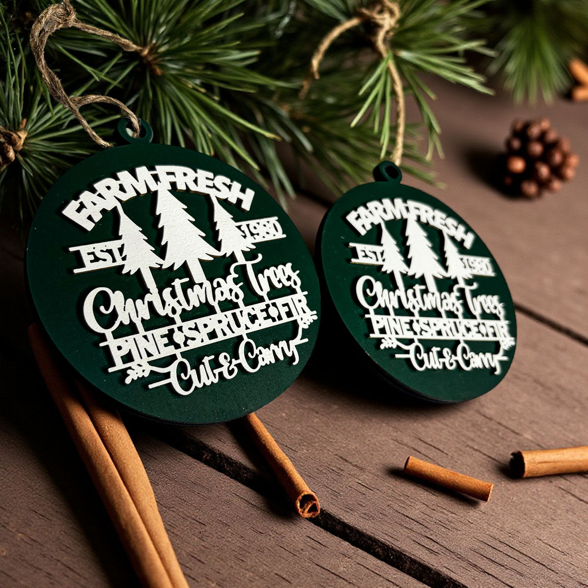 Farm Fresh Ornament 12 Colors