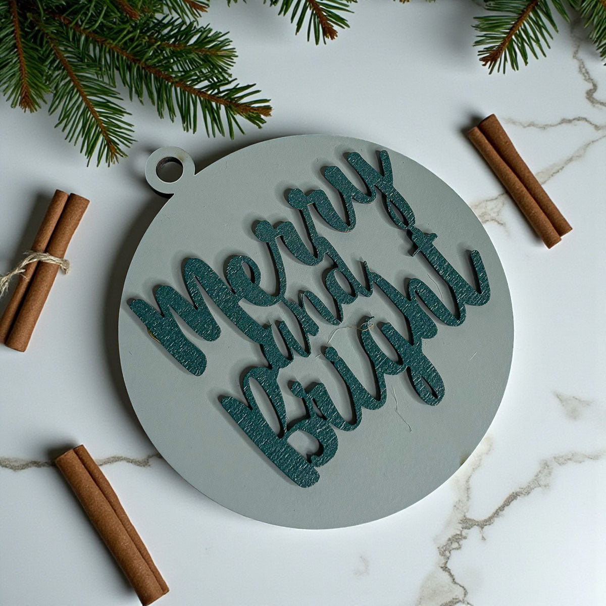 Merry & Bright Ornament 12 Colors