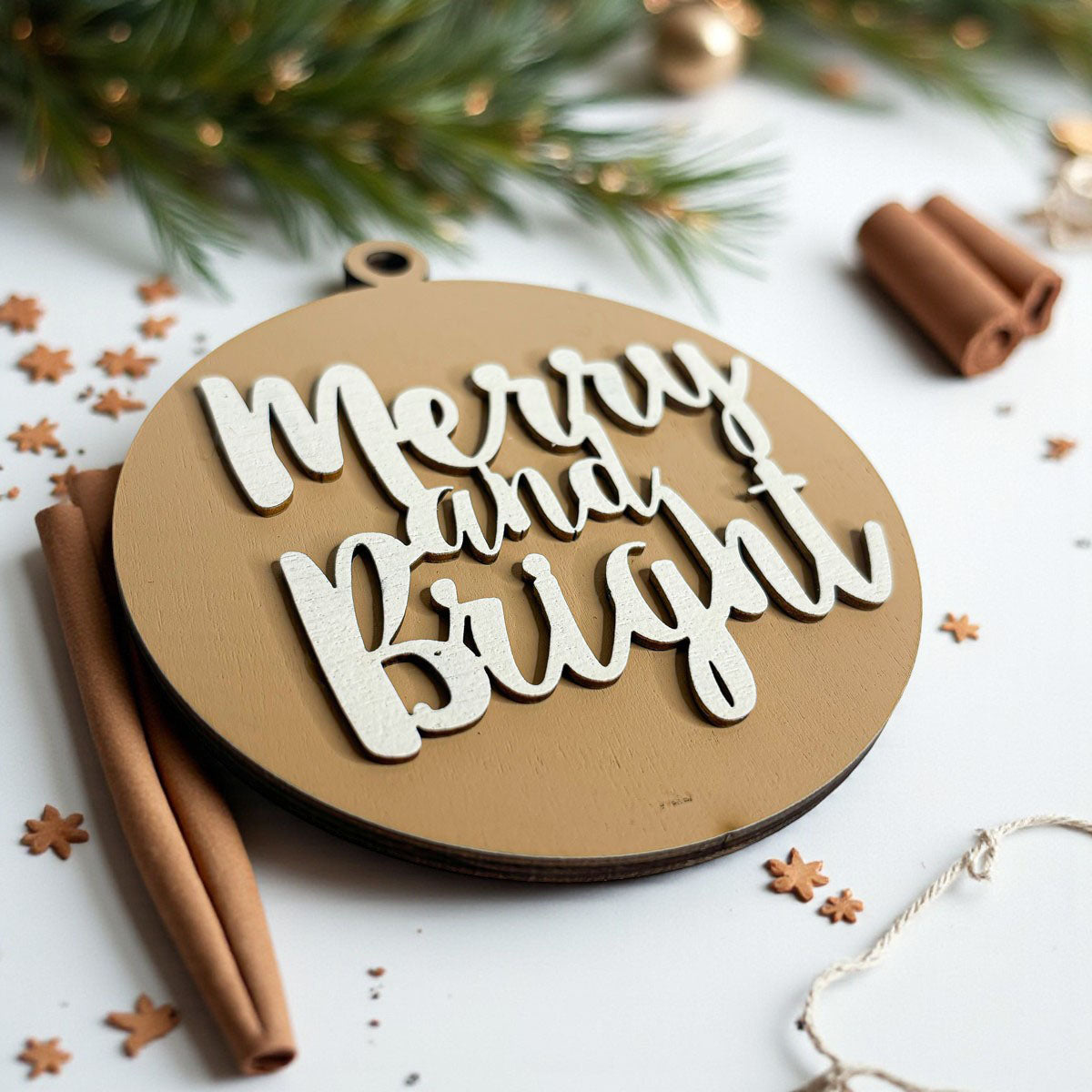 Merry & Bright Ornament 12 Colors