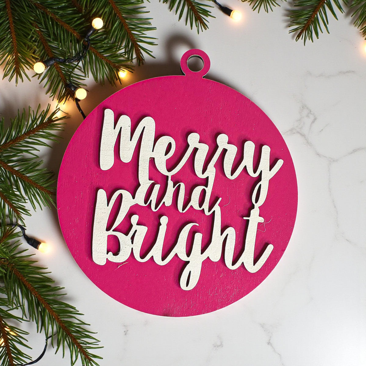 Merry & Bright Ornament 12 Colors