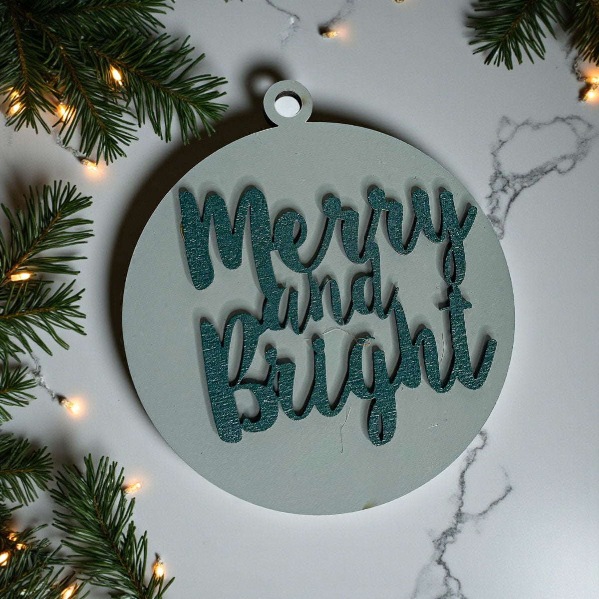 Merry & Bright Ornament 12 Colors