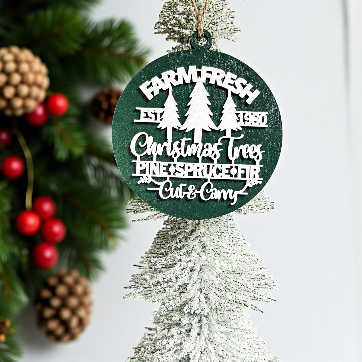 Farm Fresh Ornament 12 Colors