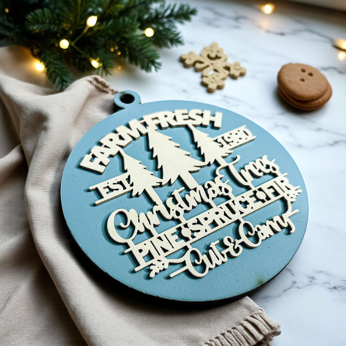 Farm Fresh Ornament 12 Colors