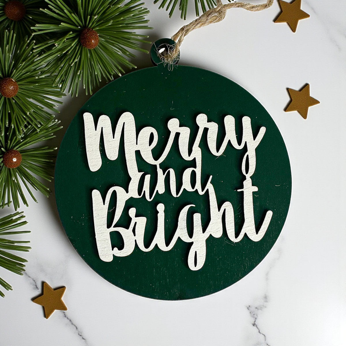 Merry & Bright Ornament 12 Colors