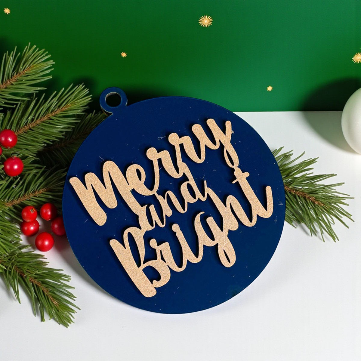 Merry & Bright Ornament 12 Colors