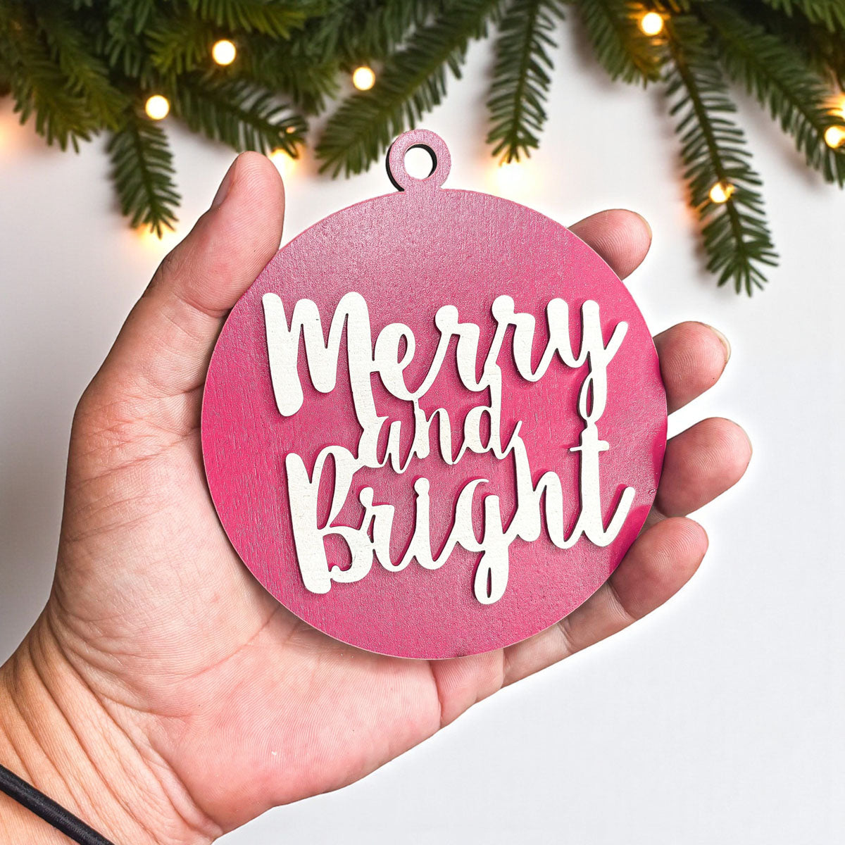 Merry & Bright Ornament 12 Colors