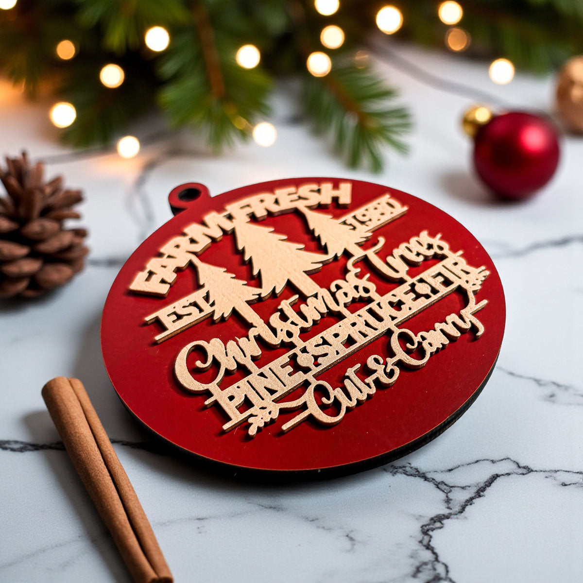 Farm Fresh Ornament 12 Colors