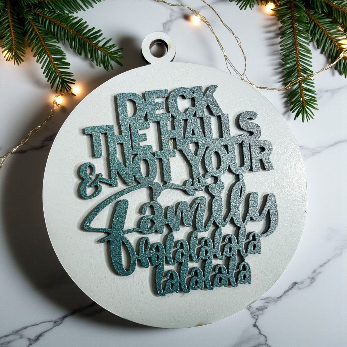 Deck the Halls Ornmanet 12 Colors