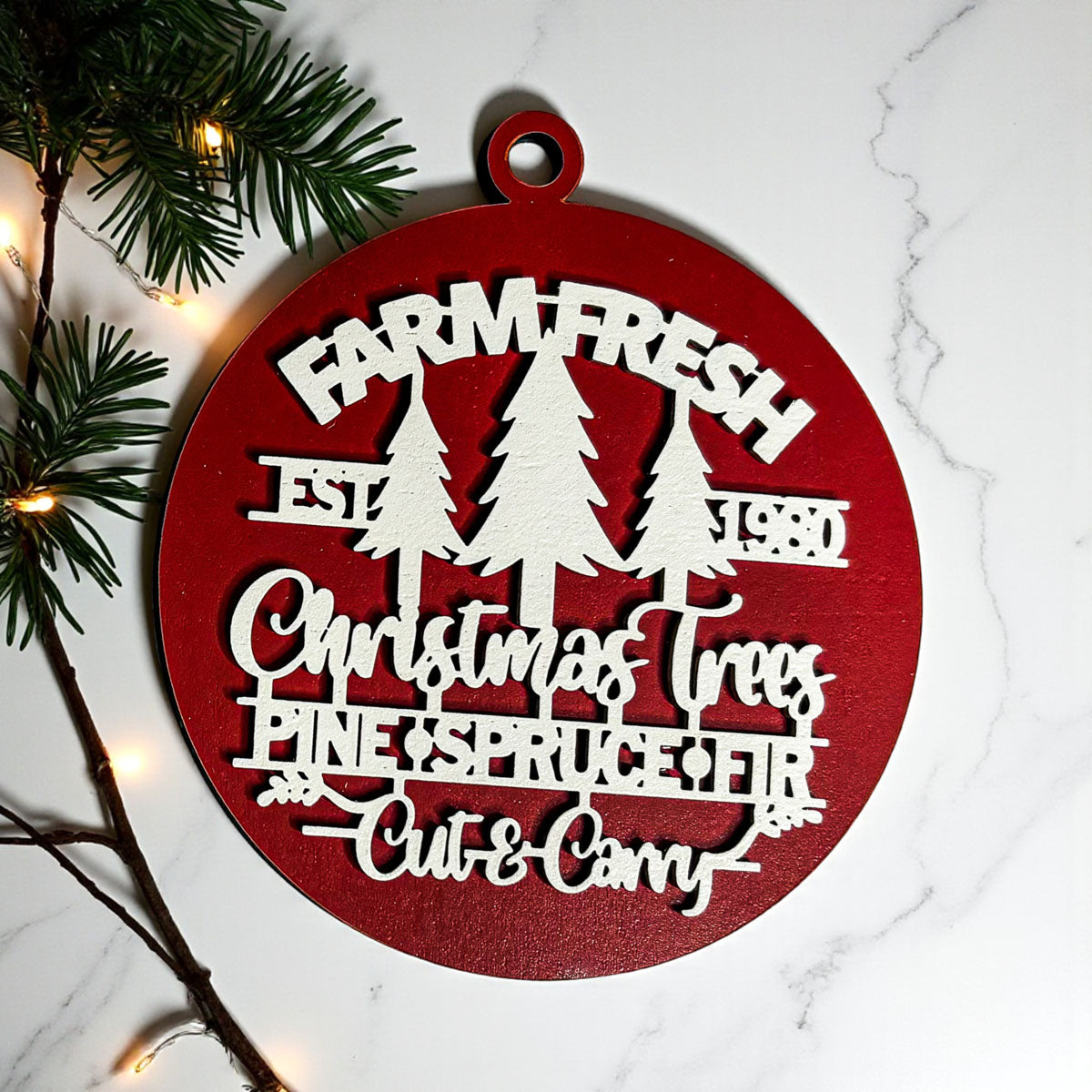 Farm Fresh Ornament 12 Colors