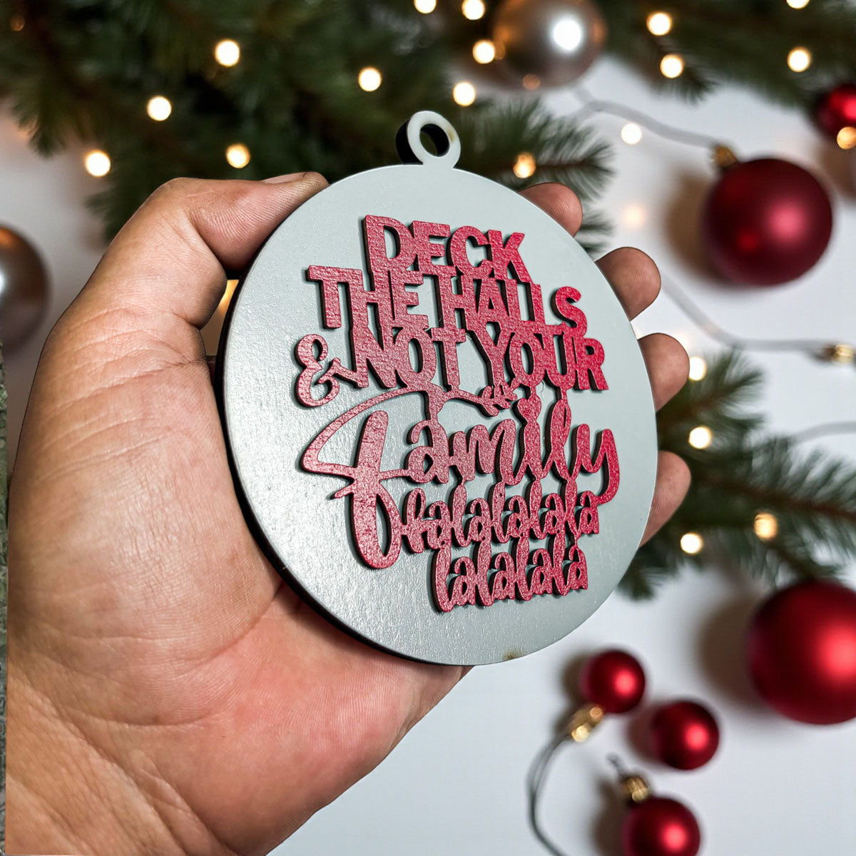 Deck the Halls Ornmanet 12 Colors