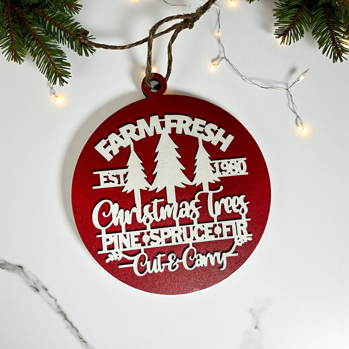 Farm Fresh Ornament 12 Colors