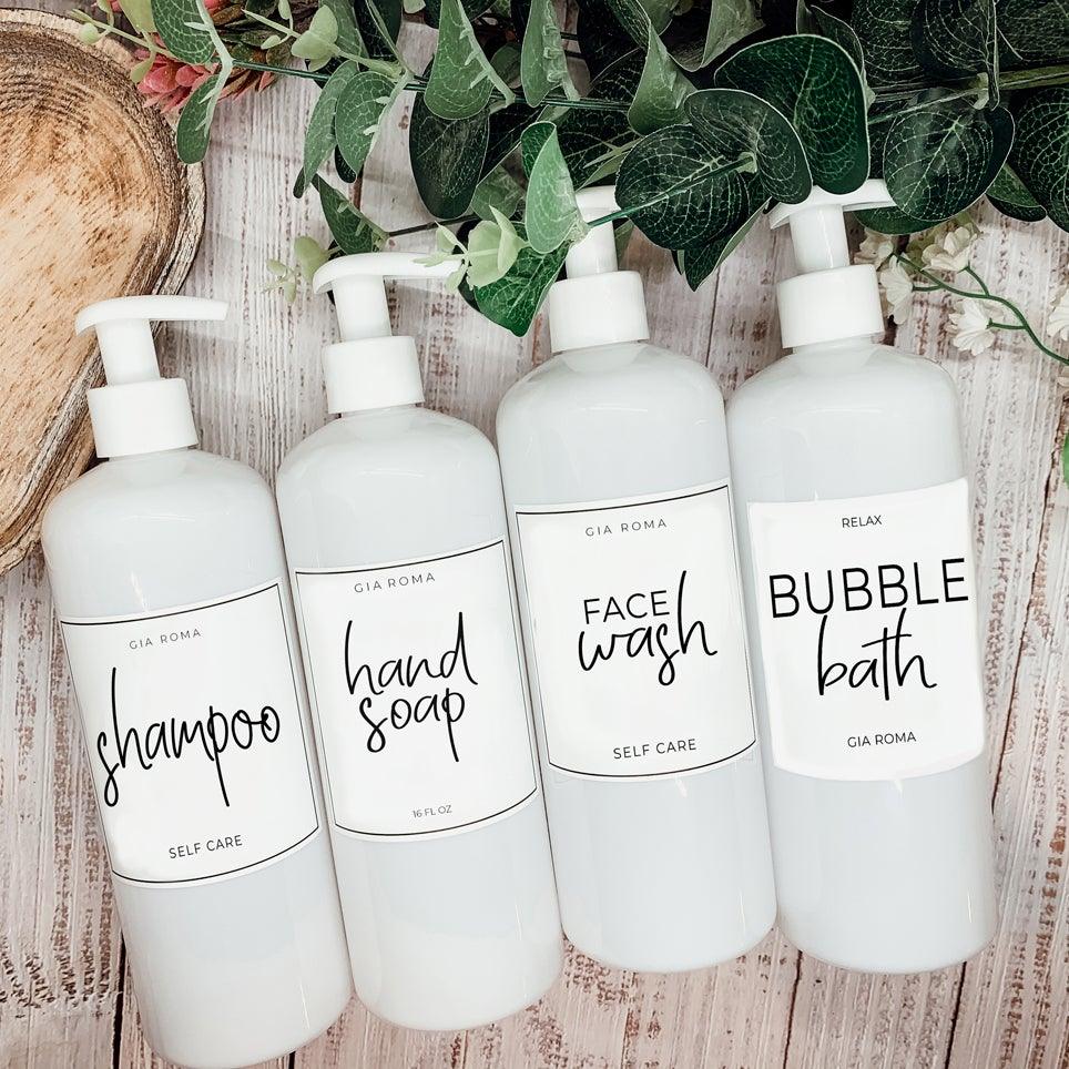 16oz Plastic White Dispenser | White Label