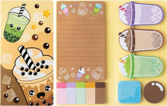 Sticky Note Booklet Set - Boba (#2) - PREORDER 6/21-6/24