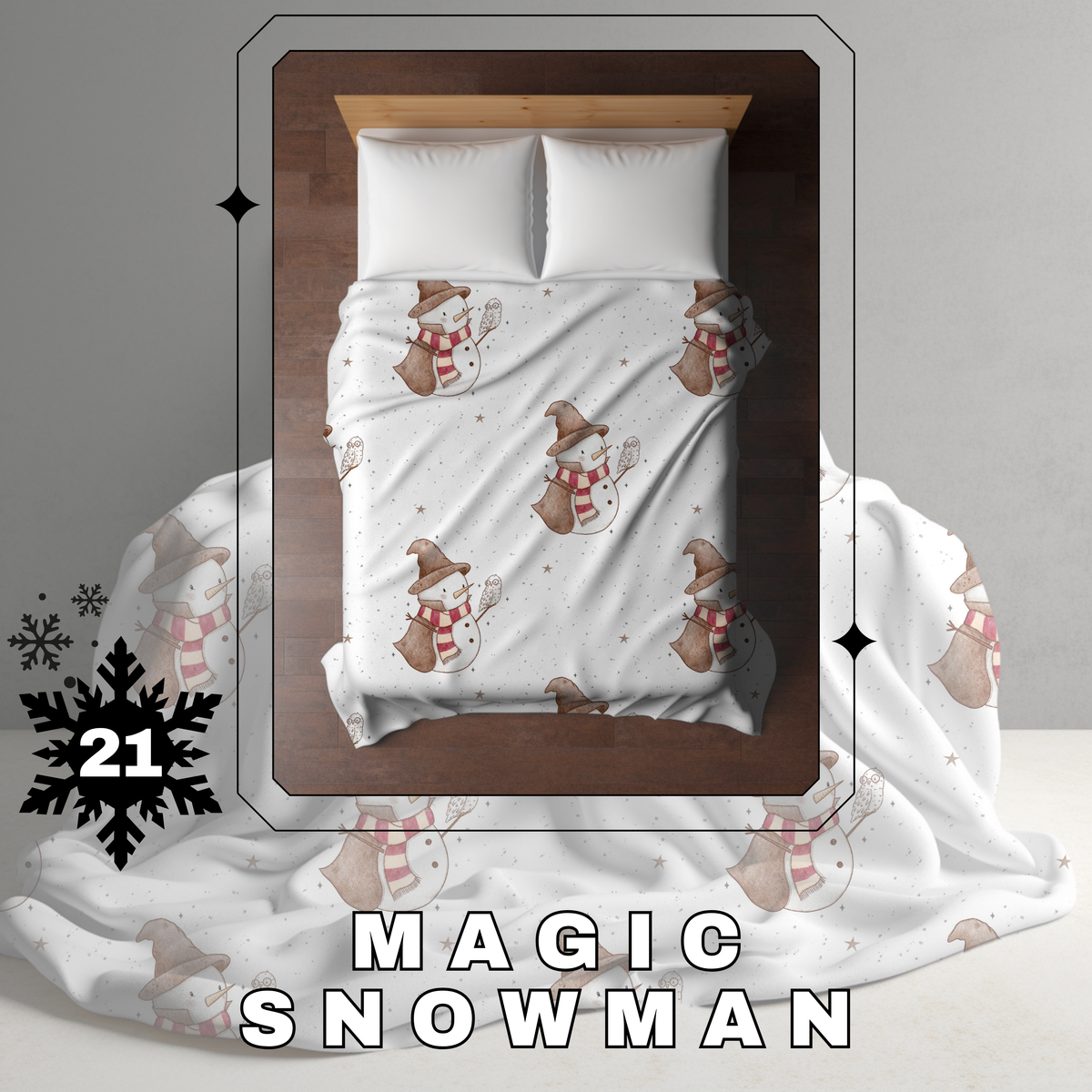 Blanket Christmas #21 - Magic Snowman - PREORDER