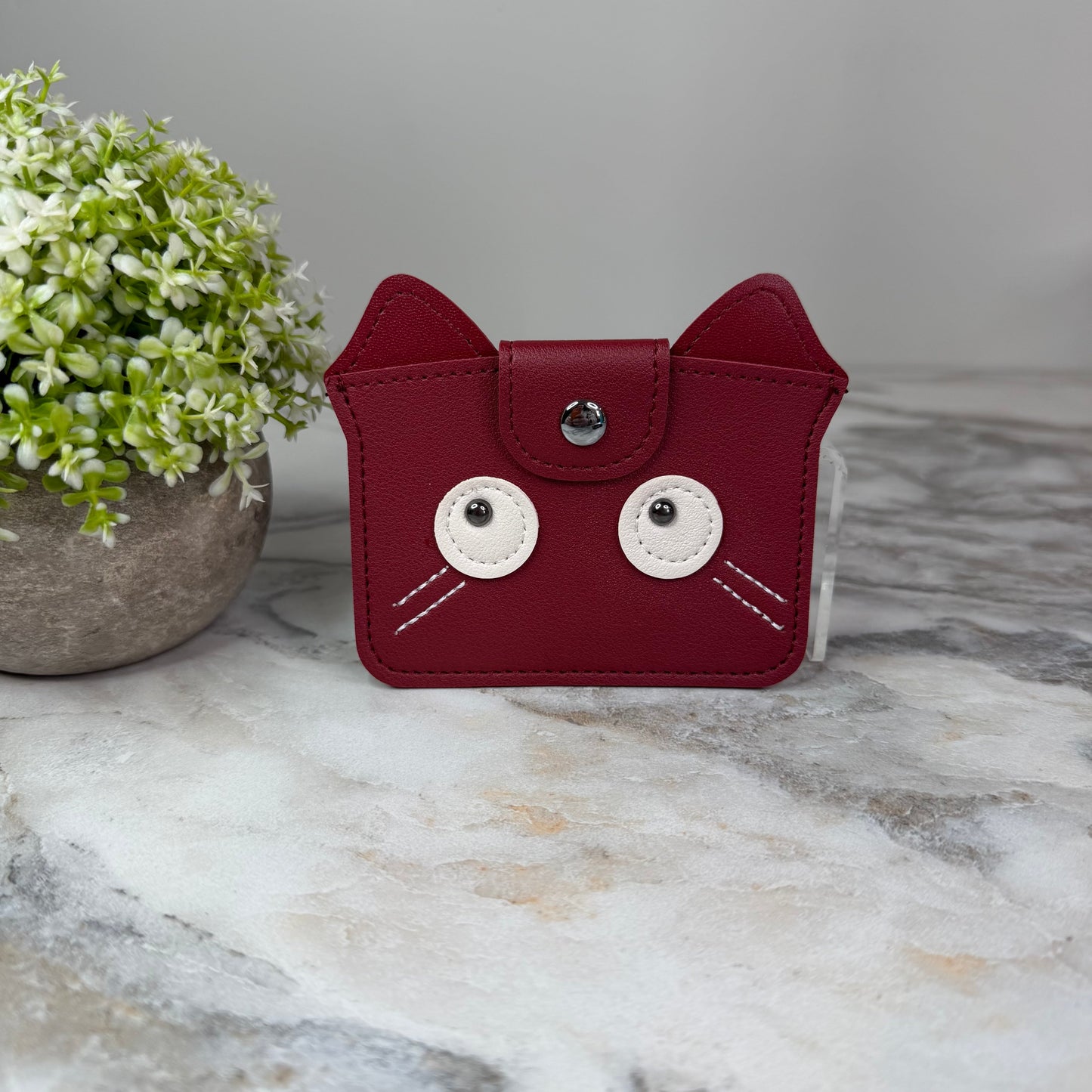 Card Holder Slim Wallet - Cats