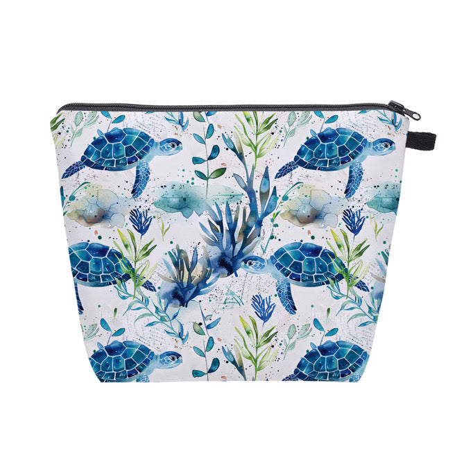 Pouch XL - Blue Turtle