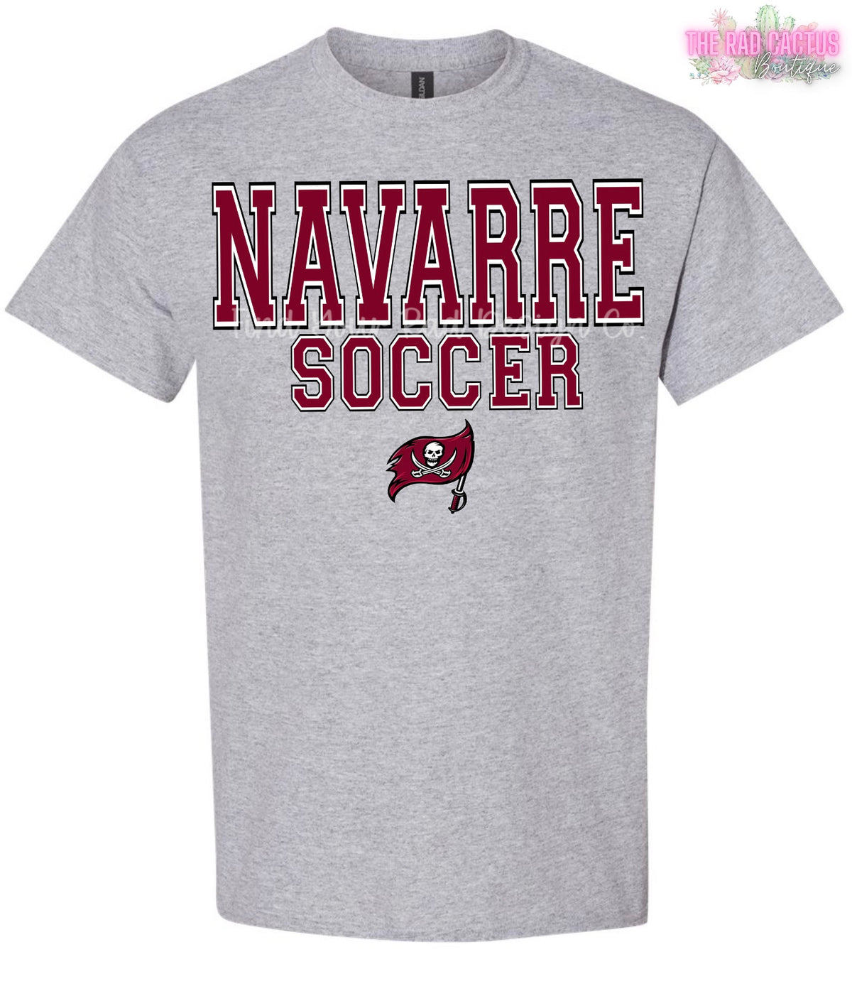 Navarre Soccer Collegiate Graphic Tee or Crewneck Sweatshirt