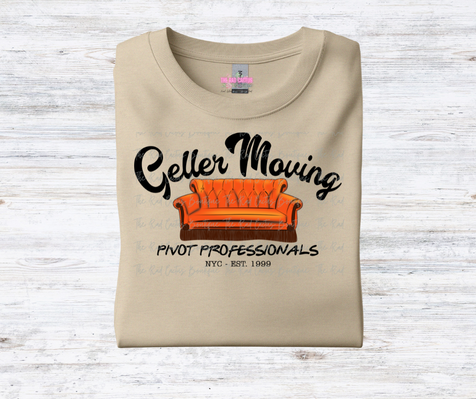 Black Ink Pivot Moving Co. Graphic Tee or Crewneck Sweatshirt