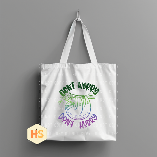 Tote Bag - Sloth - PREORDER 5/26-5/29