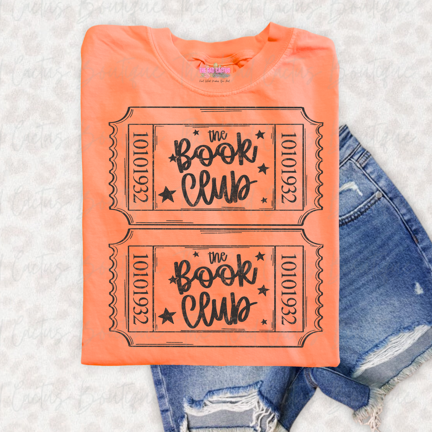The Book Club Black Ink Graphic Tee or Crewneck Sweatshirt
