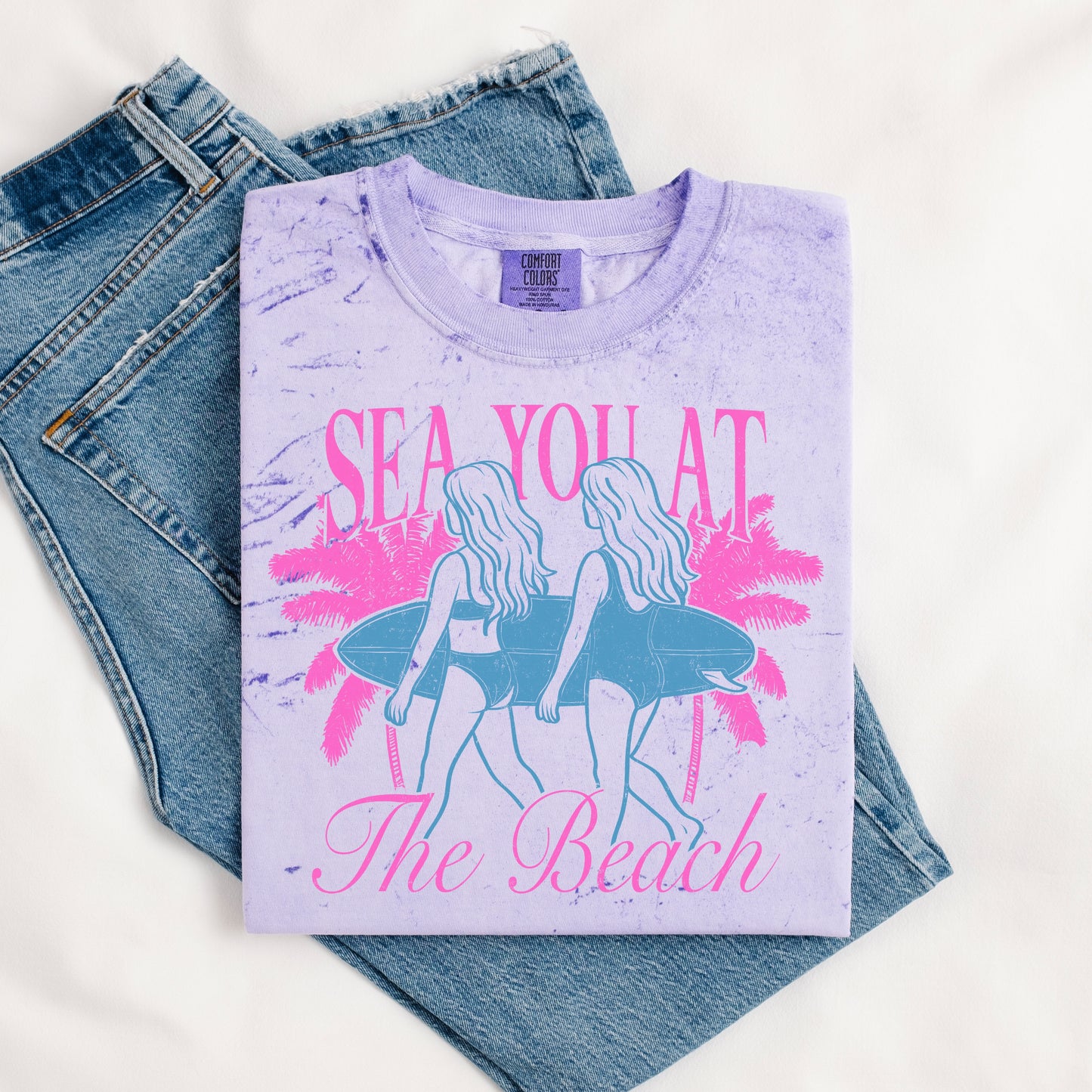 Sea You At The Beach Graphic Tee or Crewneck Sweatshirt