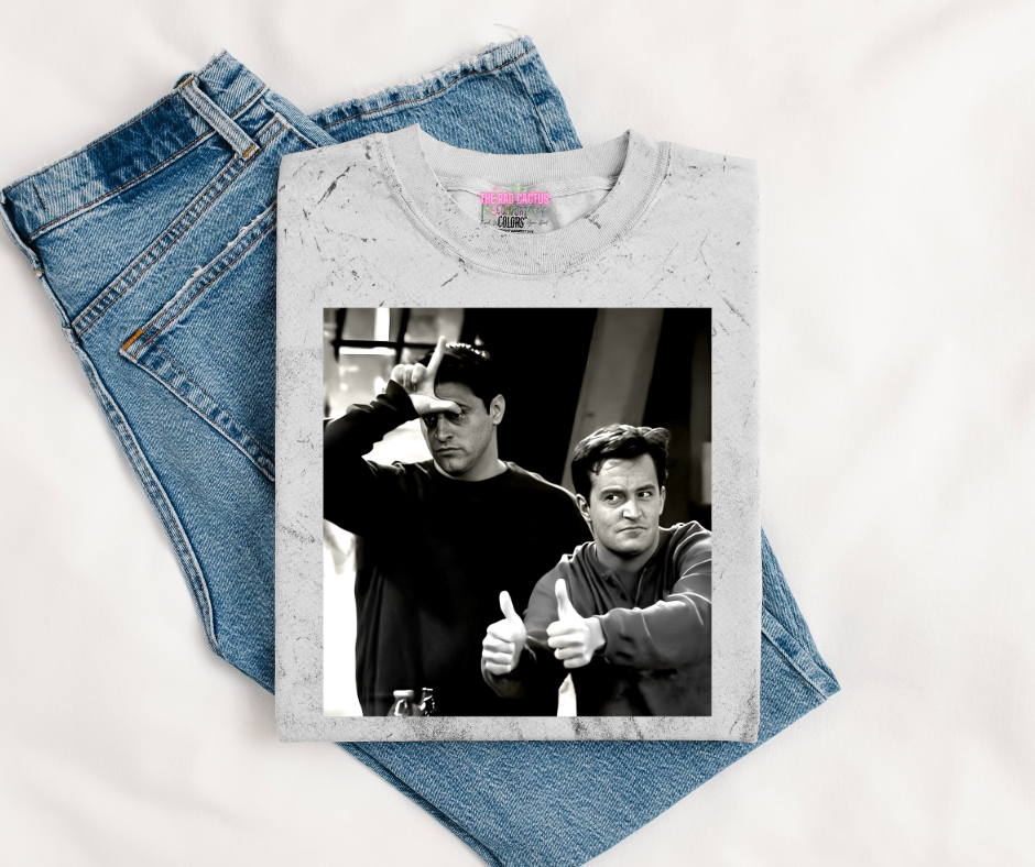 Bestie Sitcom Duo Graphic Tee or Crewneck Sweatshirt