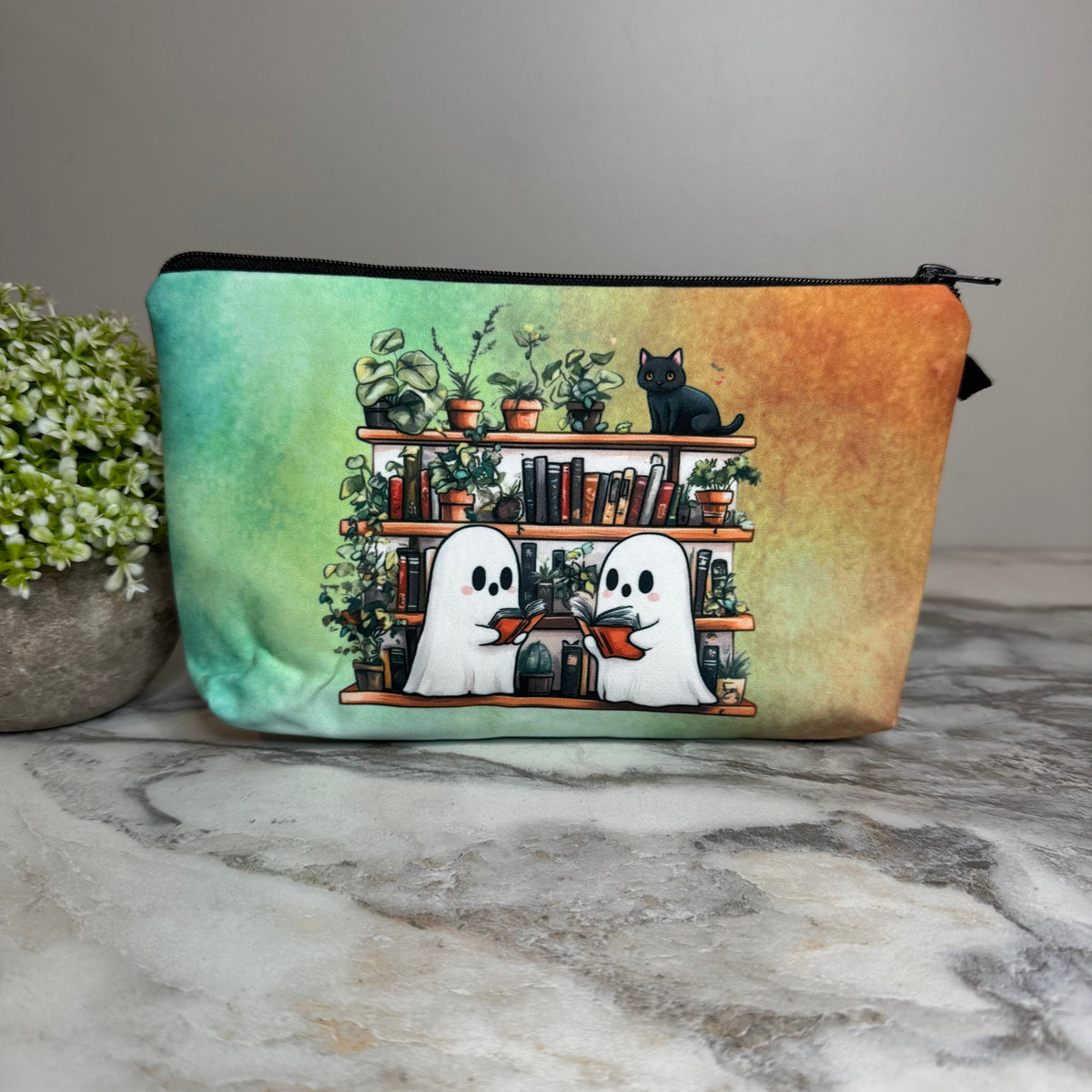 Pouch - Ghost Bookshelf Book