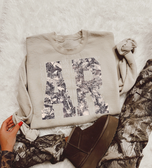 AR Camo State Tee/Sweatshirt