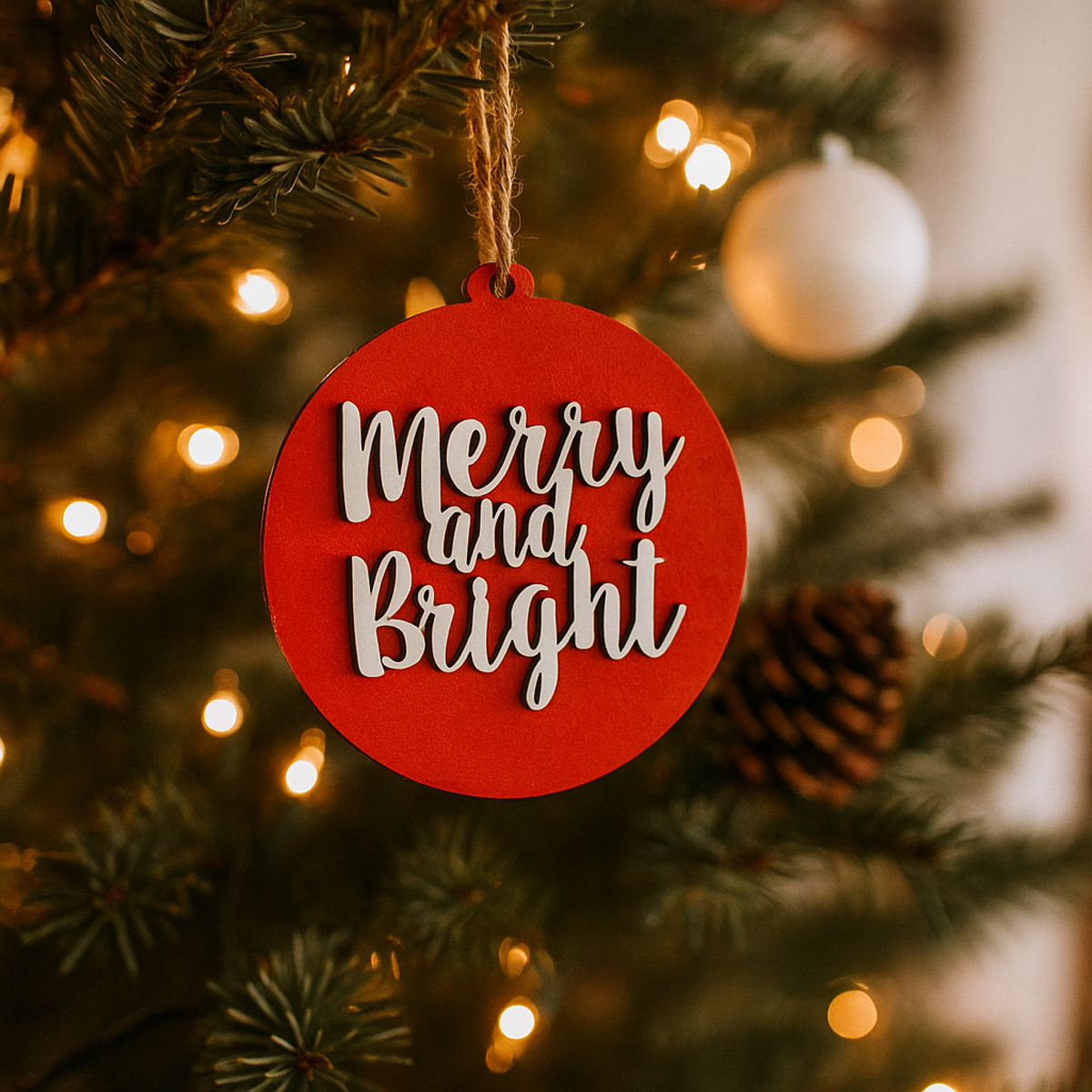 Merry & Bright Ornament 12 Colors