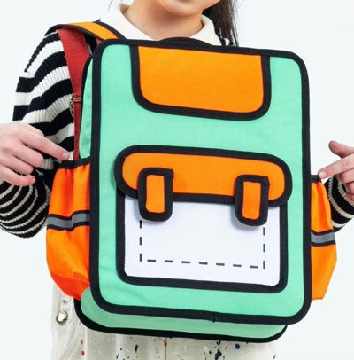 Backpack - 2D Cartoon - PREORDER 3/18-3/21