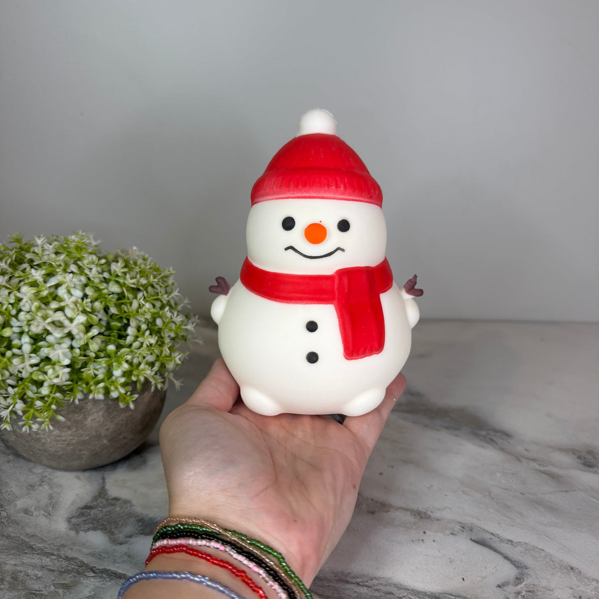 Squishy Toy - Christmas - Jumbo Snowman