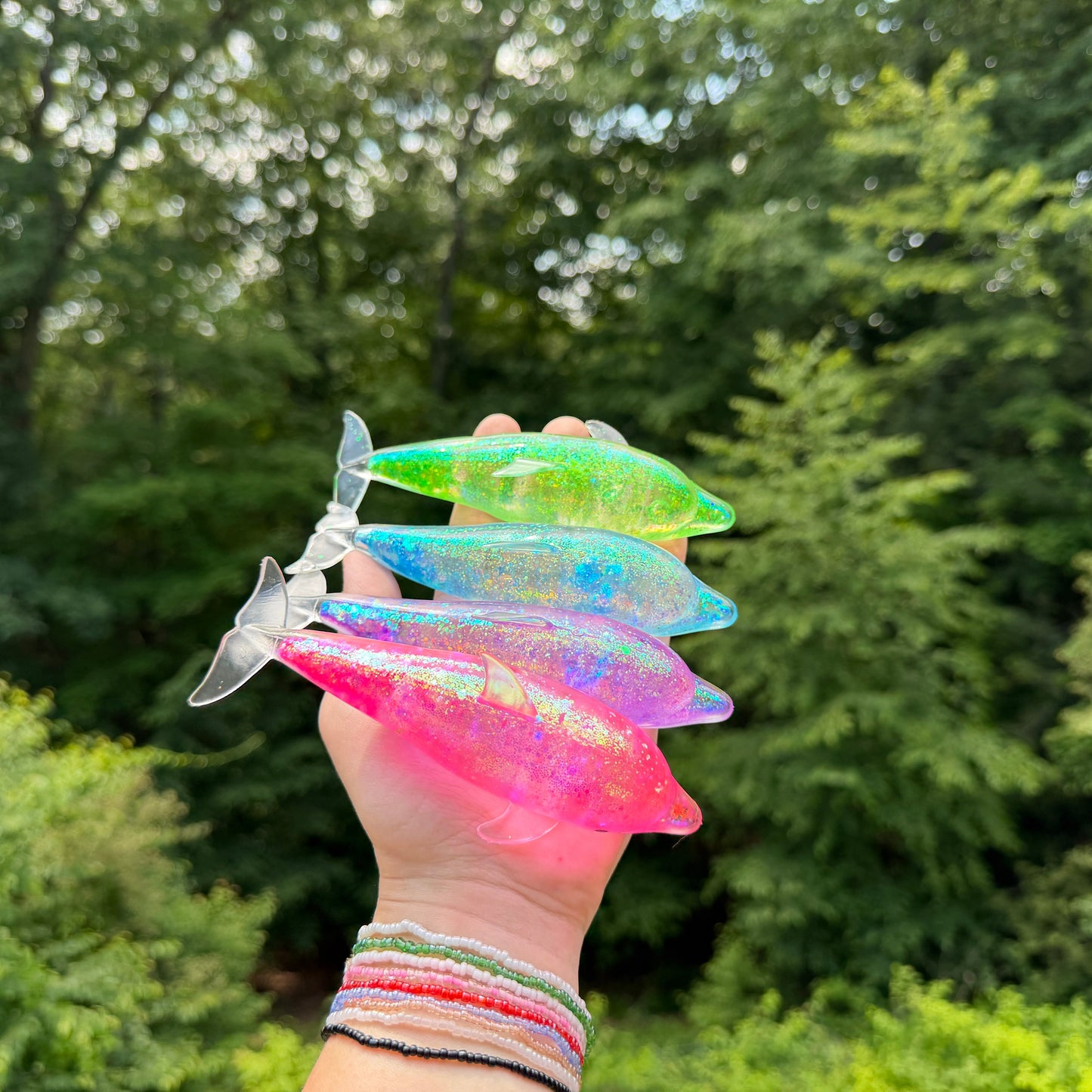 Squishy Toy - Glitter Dolphin - PREORDER