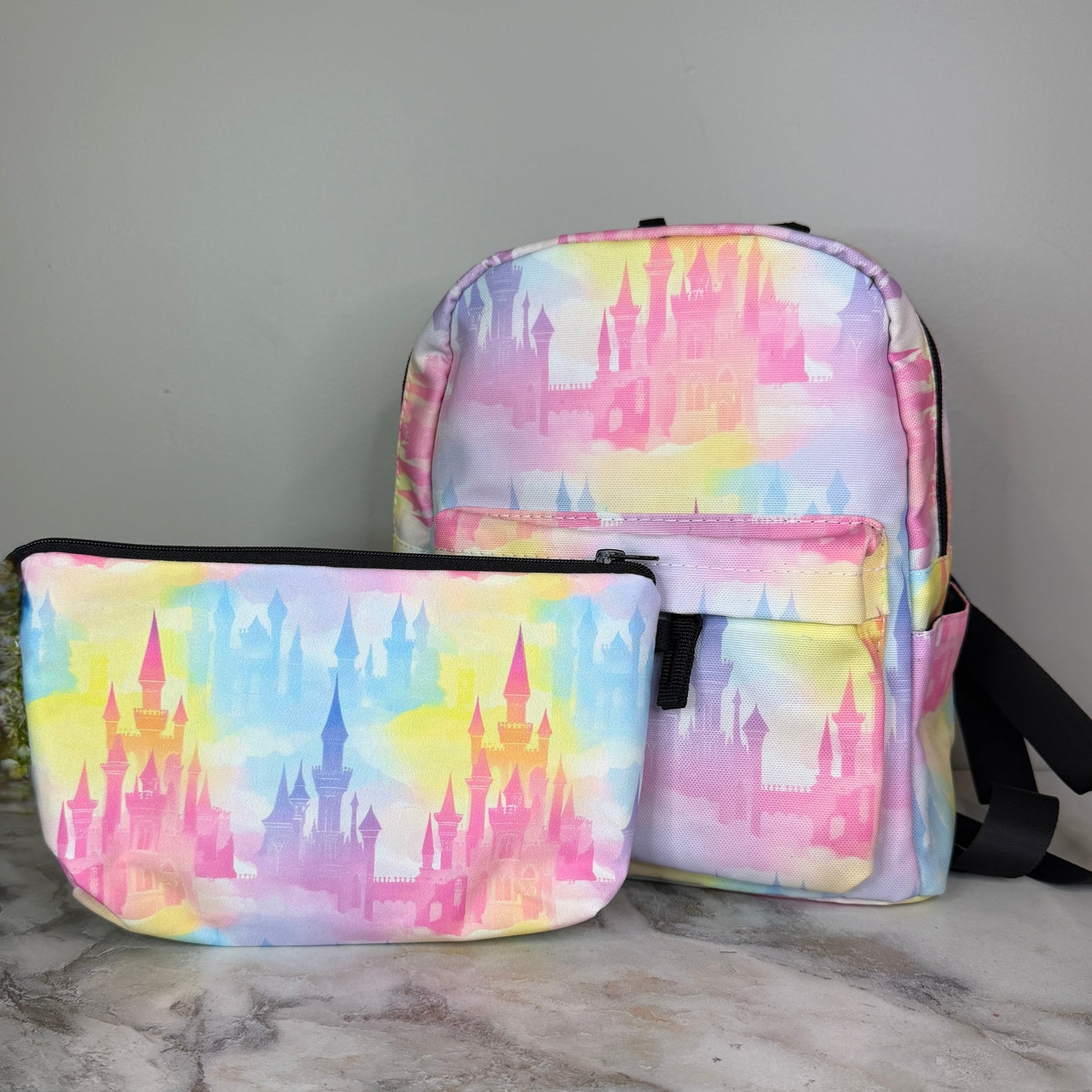 Mini Backpack - Pastel Castle - PREORDER