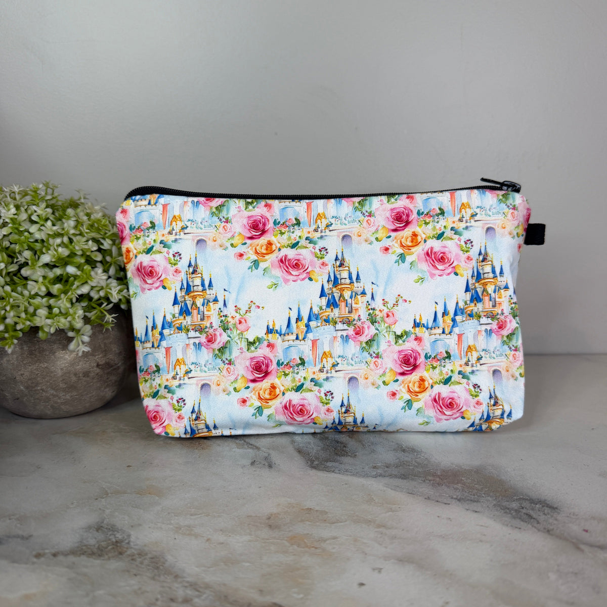 Pouch - Princess Castle Blue