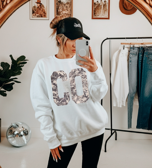 CO Camo State Tee/Sweatshirt