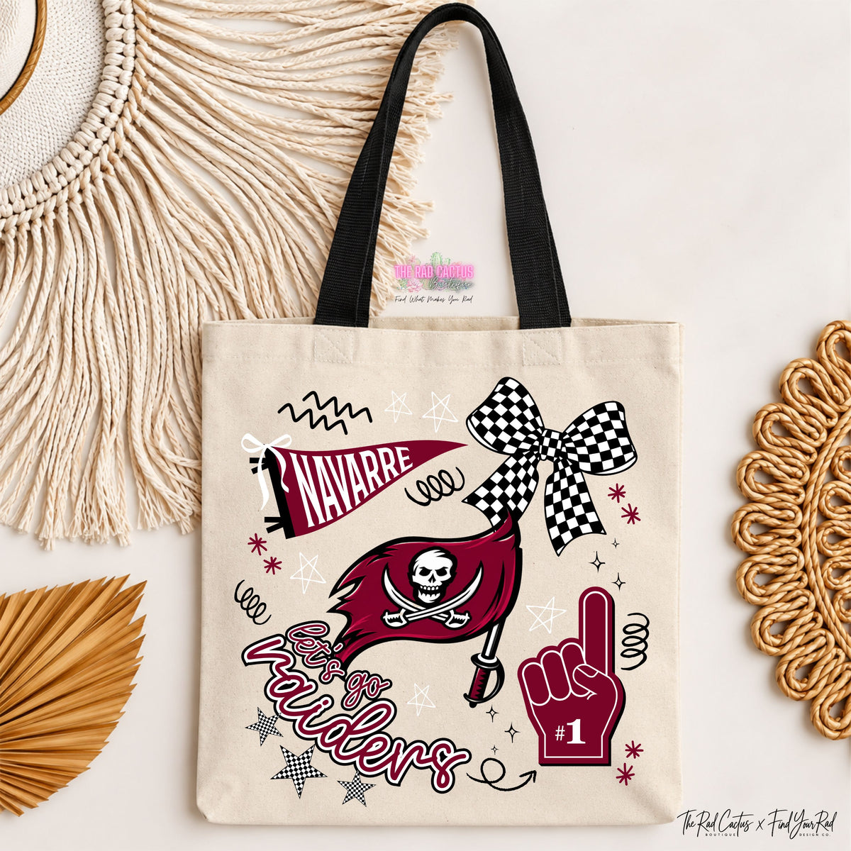 Navarre Raiders Spirit Collage Tote Bag
