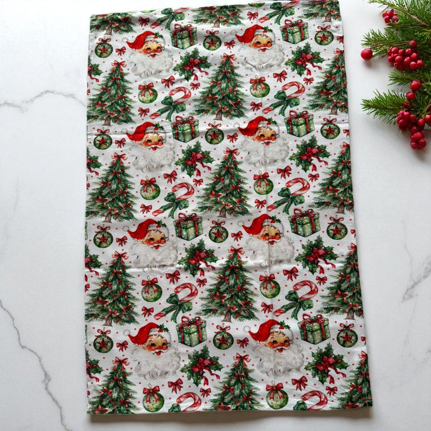 Vintage Santa Towels