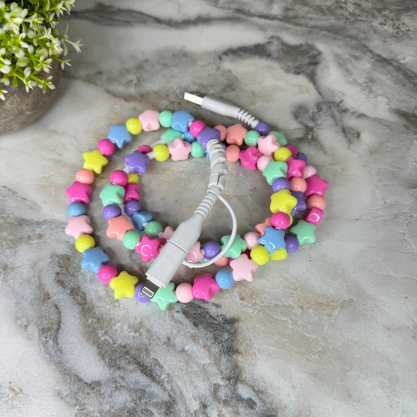 Charging Cord - Beaded #1 - PREORDER 3/14-3/17