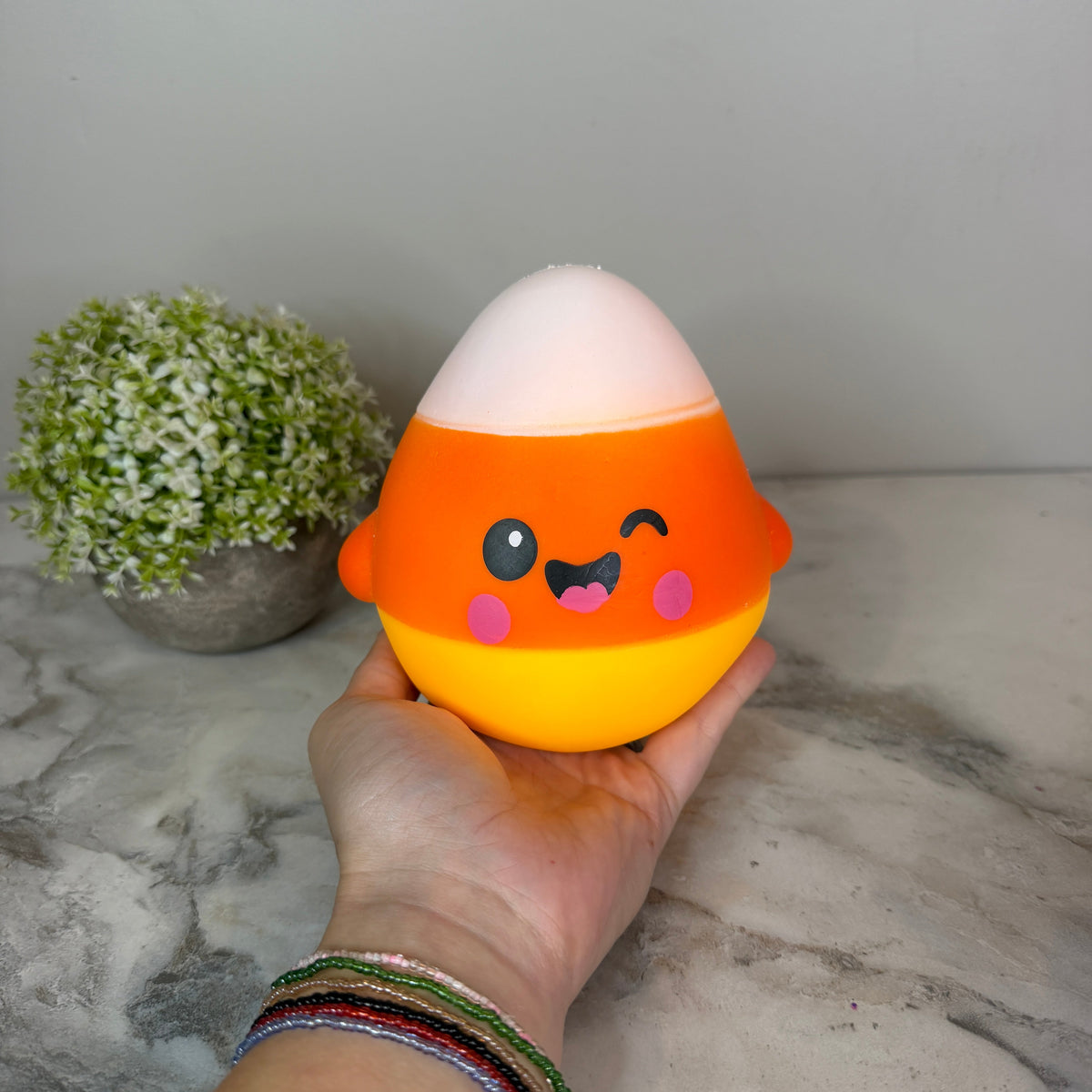 Squishy Toy - Halloween Jumbo Candy Corn - PREORDER