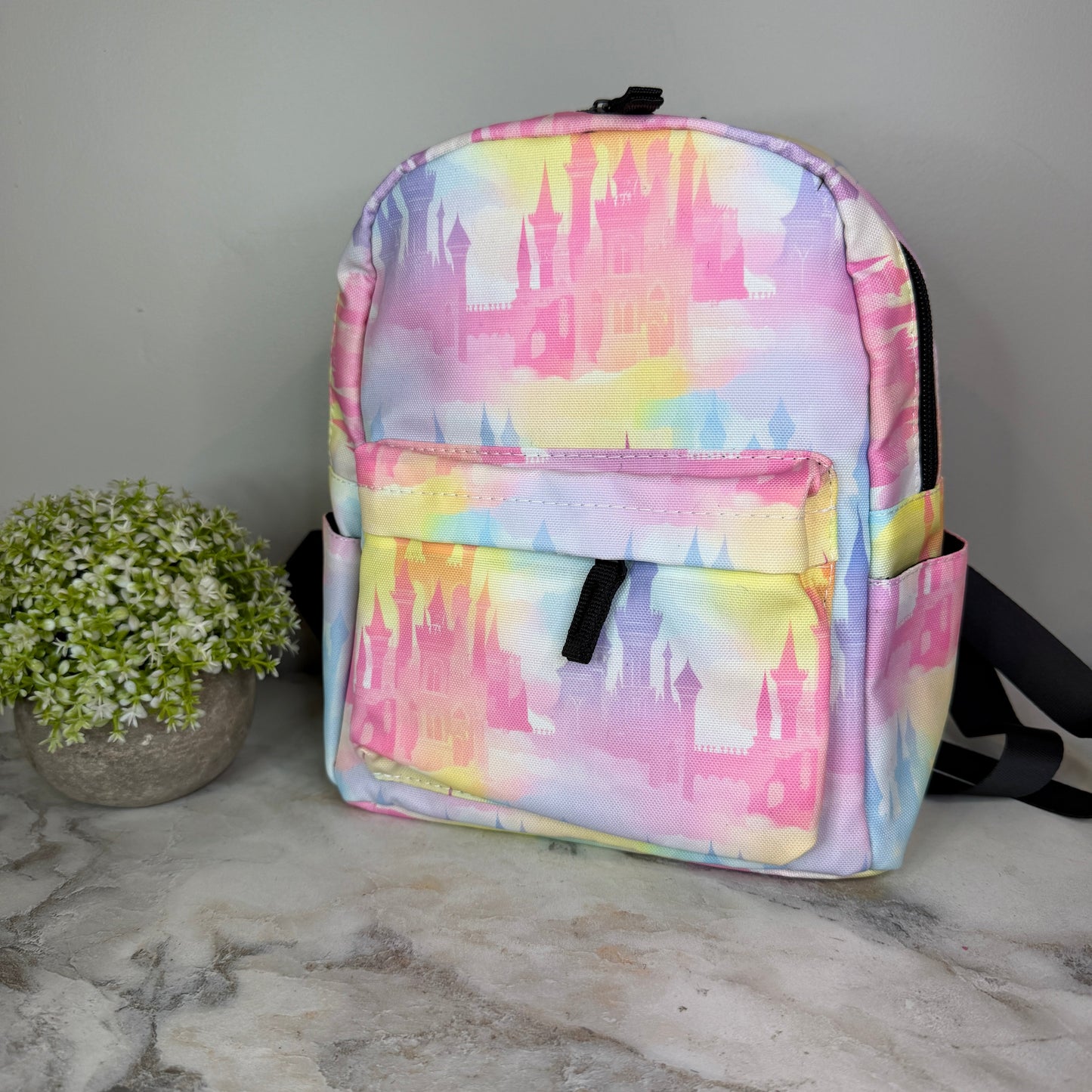 Mini Backpack - Pastel Castle - PREORDER