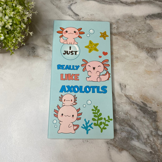 Sticky Note Booklet Set - Axolotl - PREORDER 6/21-6/24